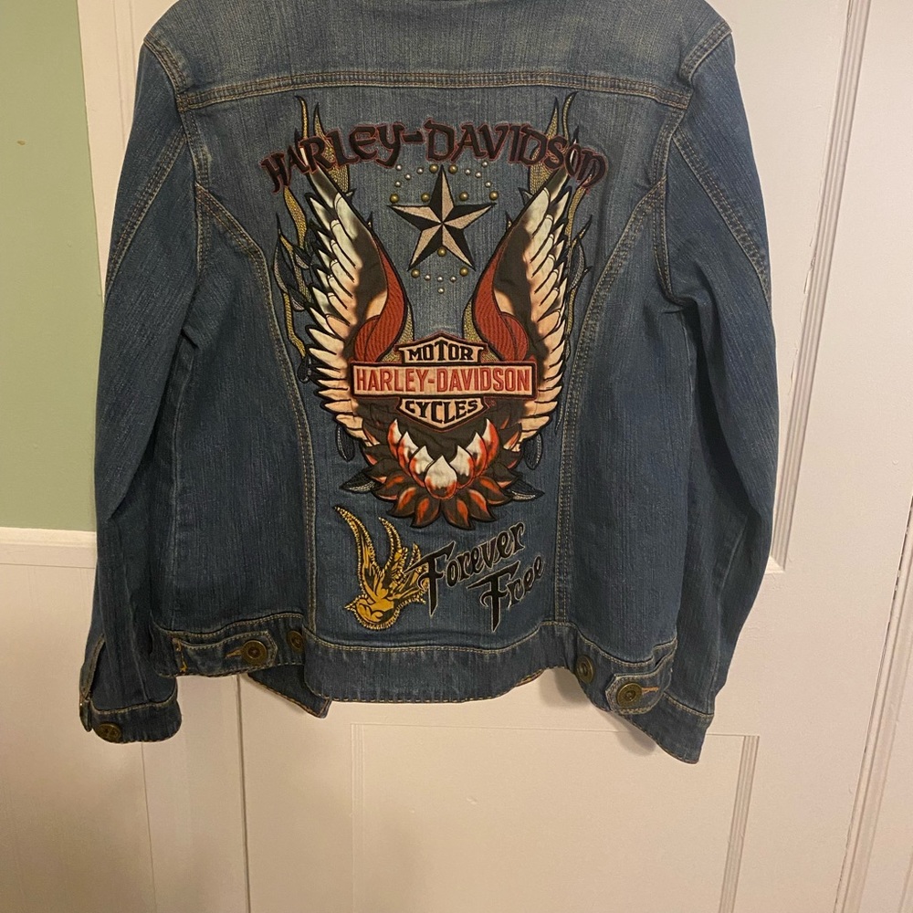 Harley Davidson Vintage Jean Jacket